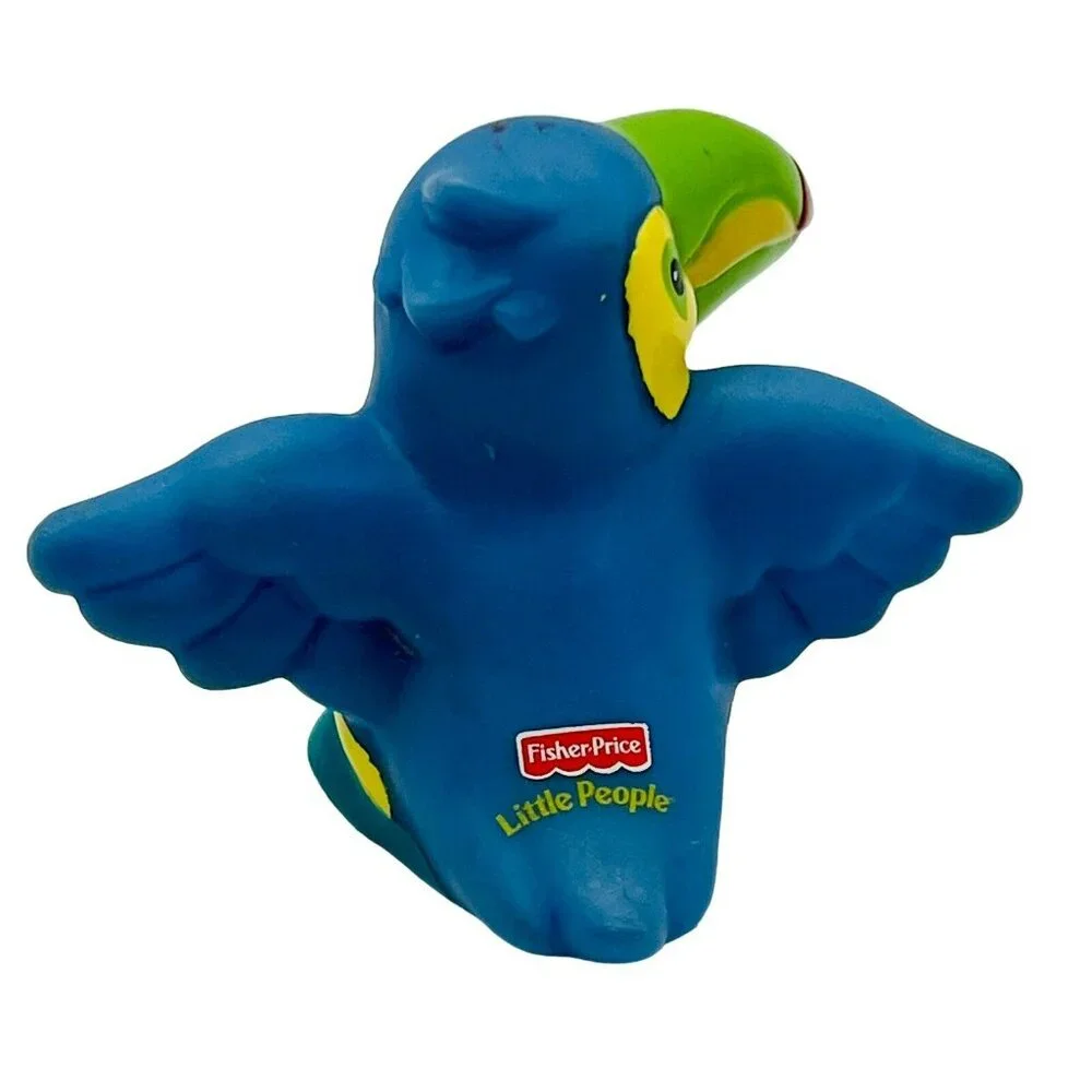 Fisher Price Little People Noah Toucan Male‎ Female Birds 2002 Lot of 3
